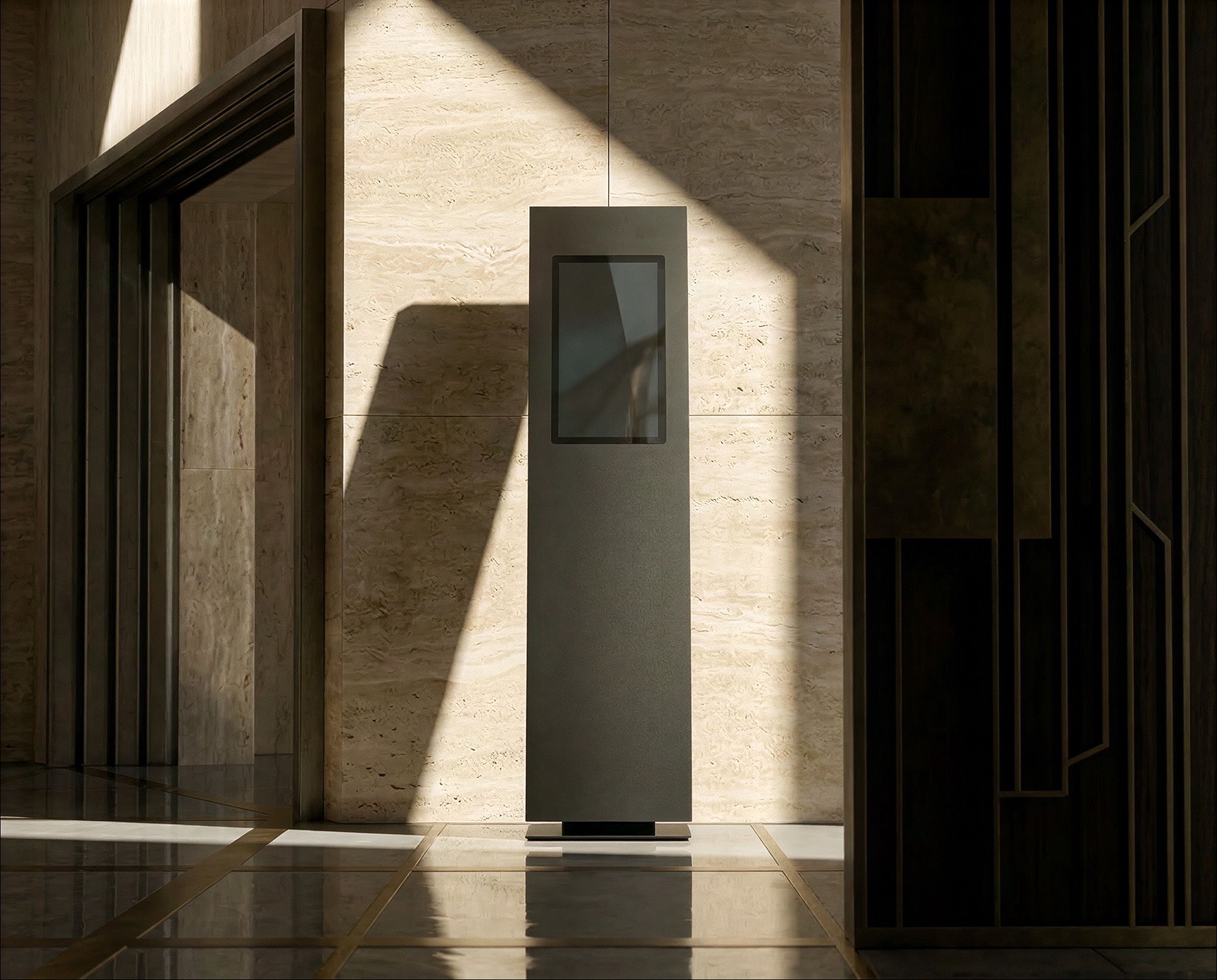 Mood kiosk, rear view