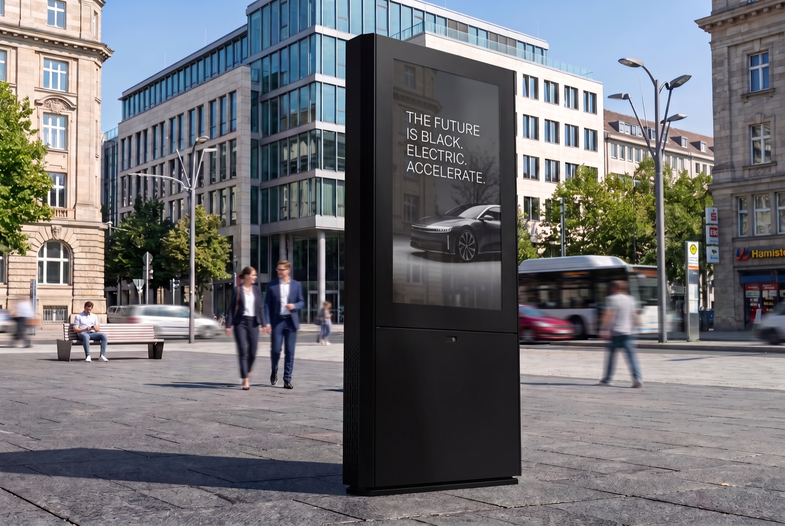 Nex Outdoor kiosk, sealed body
