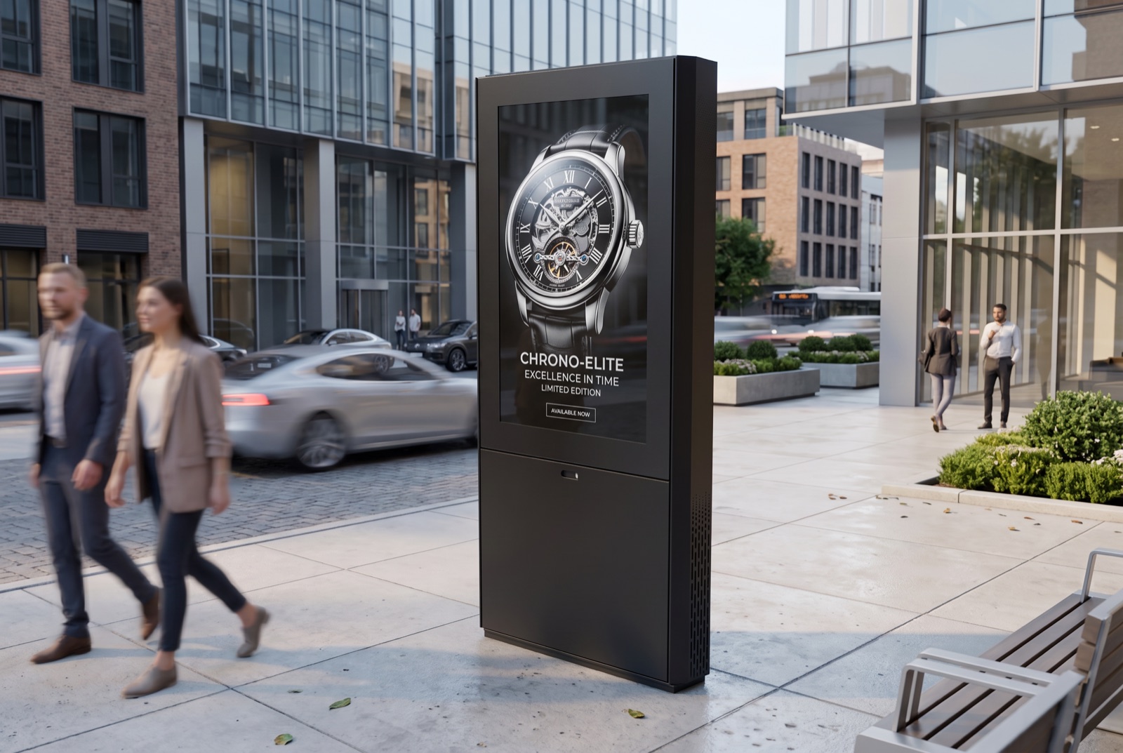 Nex Outdoor kiosk, front view