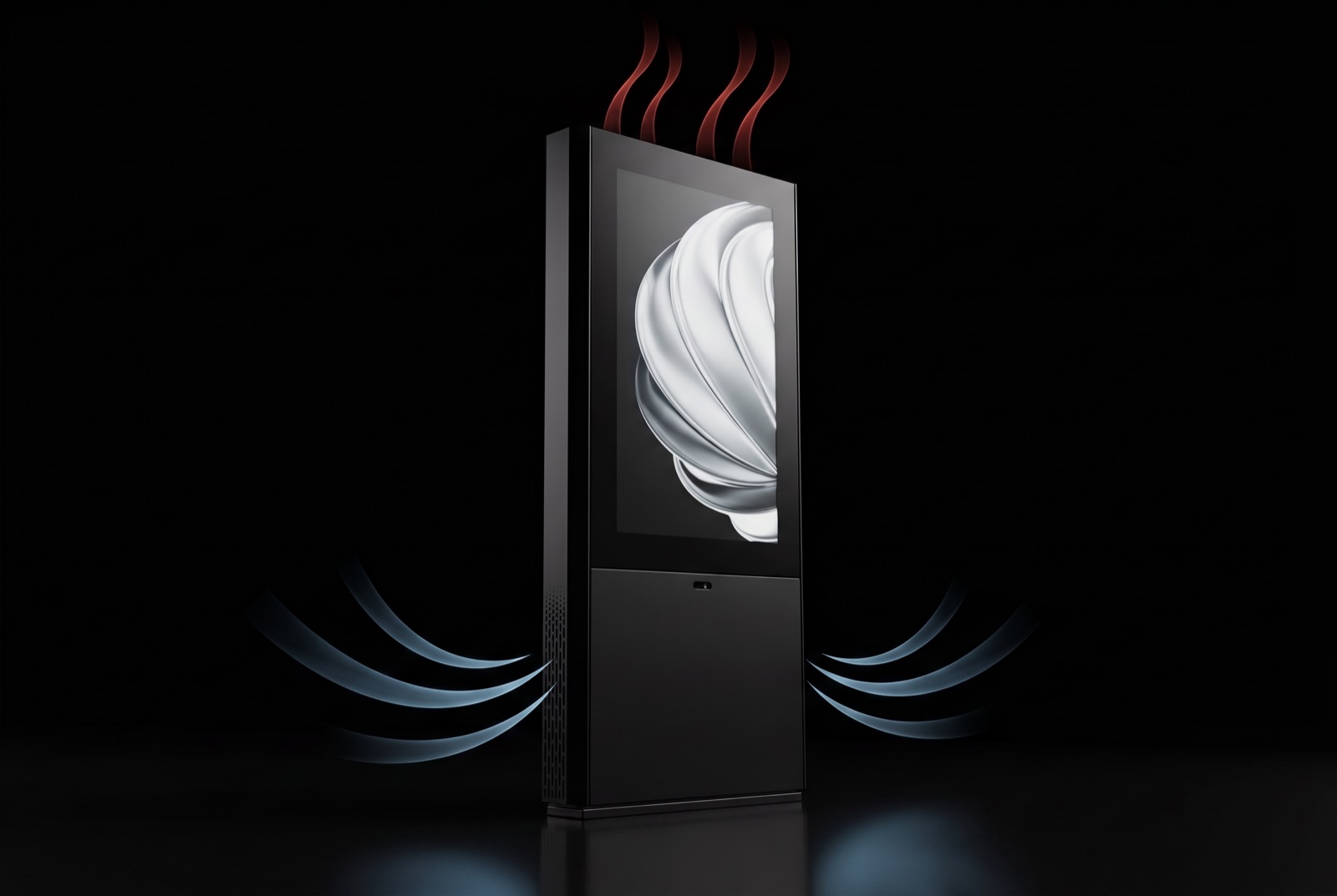 Nex Outdoor kiosk, rear view