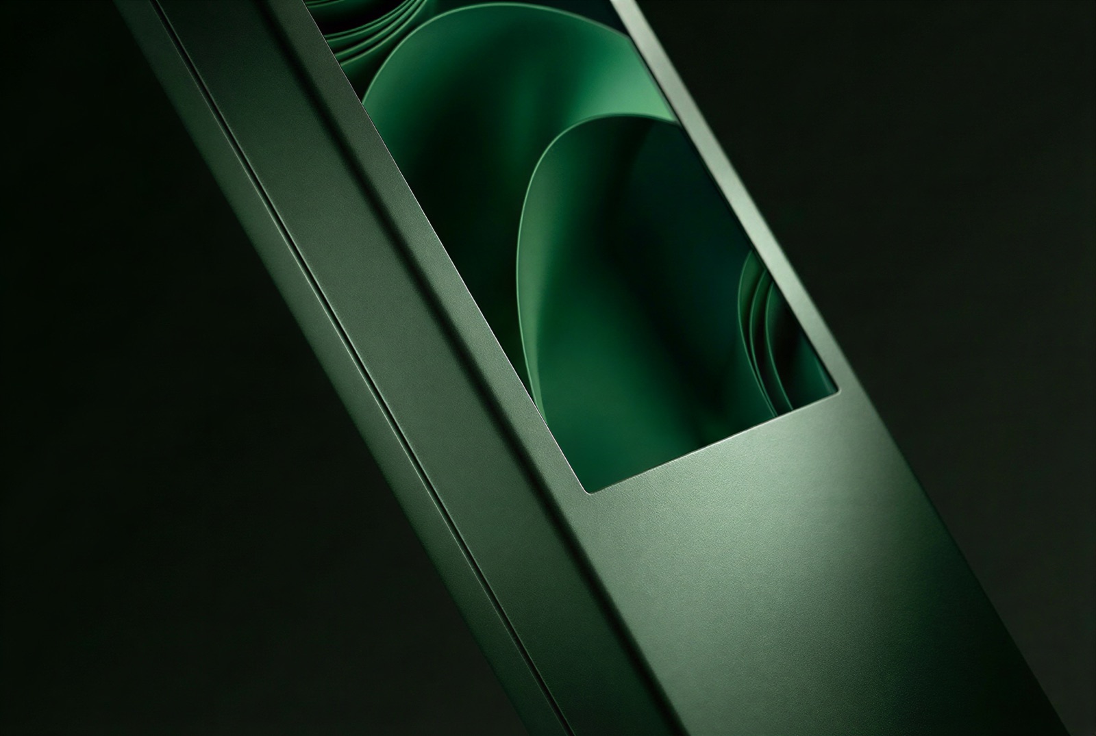 Nex enclosure detail, upper edge
