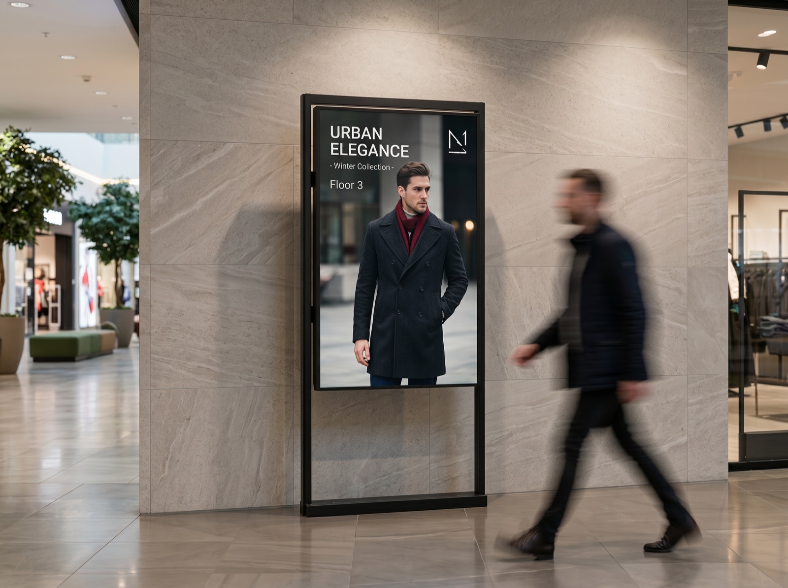 Orium stand in a shopping centre